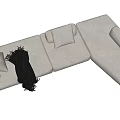 Modern Multiplayer Sofa 3d model