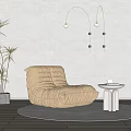 Modern Ligne Roset Lazy Sofa 3d model
