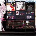 Cosmetic display cabinet 3d model