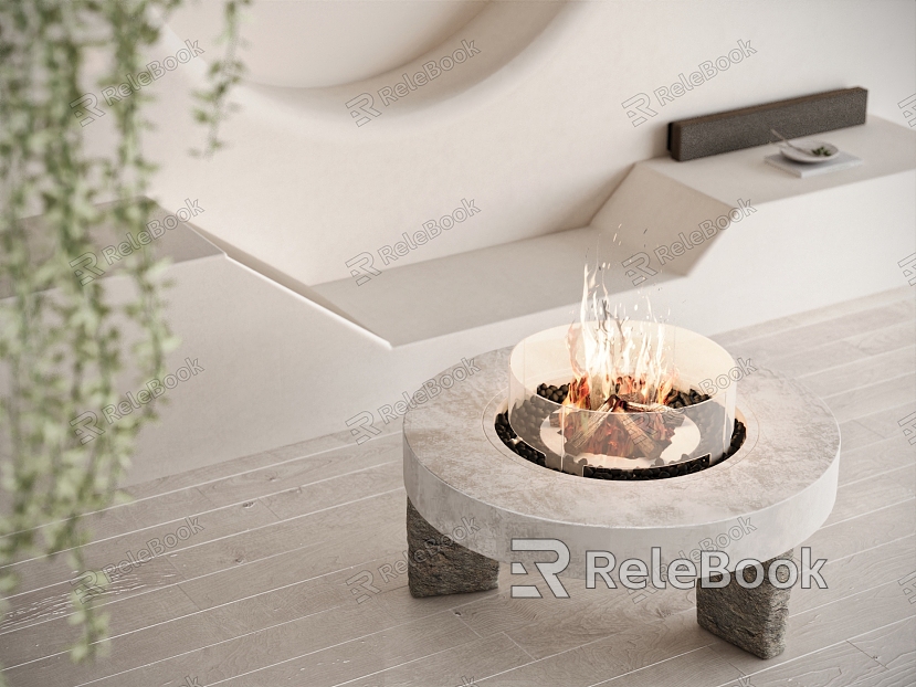 fireplace stove round fireplace electronic flame fireplace firewood model