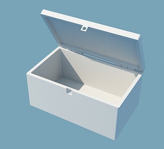 Modern Tool Box Equipment Box Flip Box 3d model