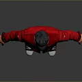 Game Movie Character Wearing Red Buttoned Jacket Camouflage Pants Gray Cap And White Sneakers