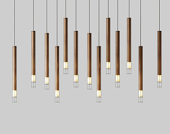 Modern chandelier 3d model