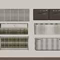 Modern Upholstered Headboard And Sofa Backrest Design Styles In Gray And Green