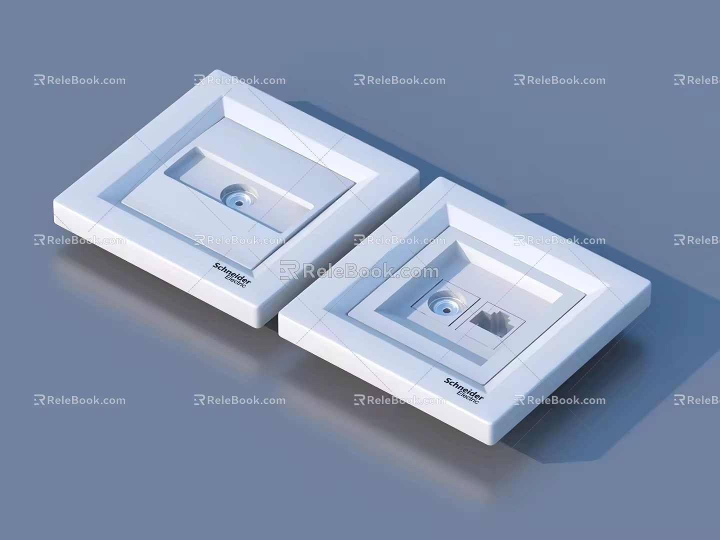 Socket switch panel 3d model