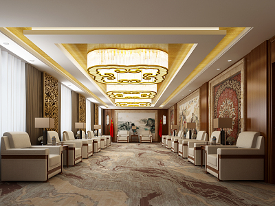 New Chinese Reception Room model