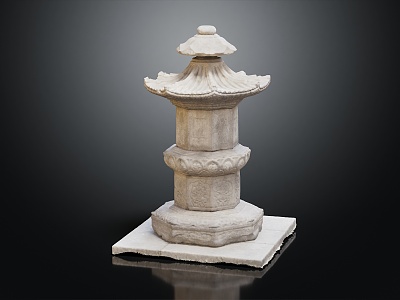 Chinese style stone tower small tower model