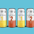 Hop Trail IPA Beer Cans Featuring 4.6% ABV and 14.9 FL OZ Volume