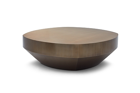 Metal round tea table 3d model