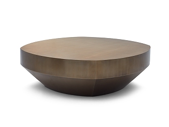 Metal round tea table 3d model