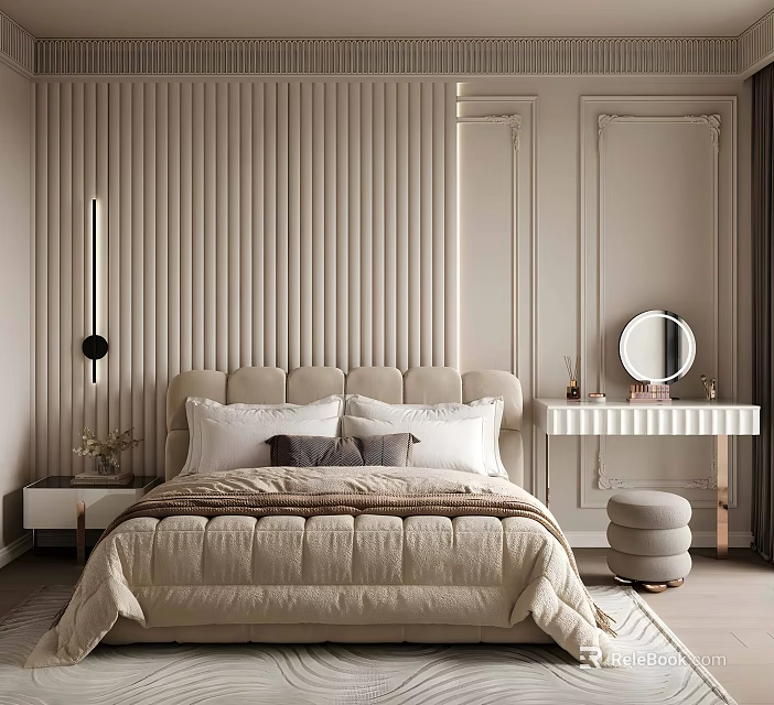 Elegant Modern Private Box Interior With Comfortable Seats And Ambient Lighting 3d model 