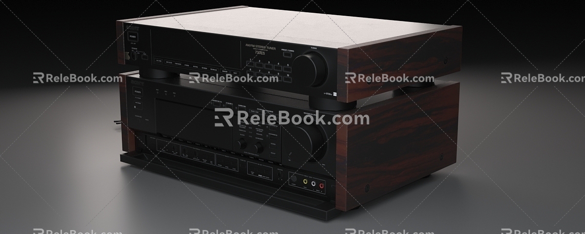 Radio projector sound 3d model