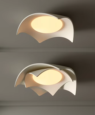 Ceiling lamp round ceiling lamp bedroom lamp artistic modeling lamps fashion living room lamp 3d model