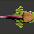 Lizard Anime Lizard Chameleon Cartoon Lizard Reptile Cold Blooded Animal Reptile Class 3d model