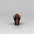 Inflatable Fantasy Creature Model With Decorative Horns And Tail Design