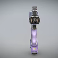 Modern thermometer temperature scanner 3d model