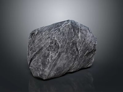 High Quality Wooden Stone Material With Natural Gray Textured Surface And Reflective Finish 3d model