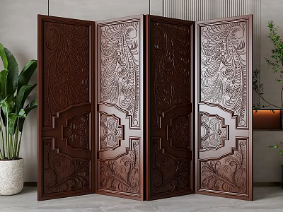 Screen partition 3d model