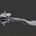 Crossbow Mechanical Crossbow Shift Bow and Arrow Shoot Far Equipment Weapons High-tech Crossbow 3d model