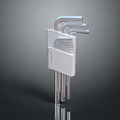 Modern wrench hex wrench hex tool board 3d model