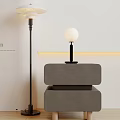 Table lamp table lamp side 3d model
