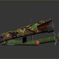 Bazooka Bazooka Rocket Rocket Launcher RPG 3d model