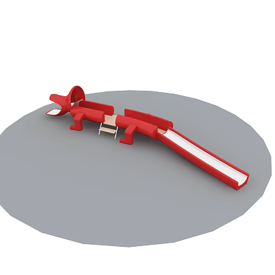 Modern slide crocodile slide 3d model Modern slide crocodile slide 3d model
