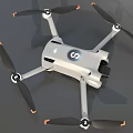 Unmanned Aerial Vehicle Dajiang Unmanned Reconnaissance Aircraft Logistics Distribution Aerial Photography Unmanned Aerial Vehicle Intelligent Technology Low Face Number Low Model Simple Model Game Film and Television Level Super Realism 3d model