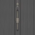 Modern Brass Wall Lamp With Elongated Bulb On Dark Textured Wall