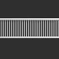 Vertical Lines Neatly Arranged In Striped Panel With Horizontal Borders And Grid Structure