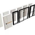 Various Modern Doors and Windows with Different Design Styles for Interior Use 3d model