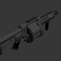 M32 Grenade Launcher 3d model