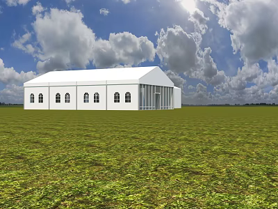 Modern Tent 3d model Modern Tent 3d model