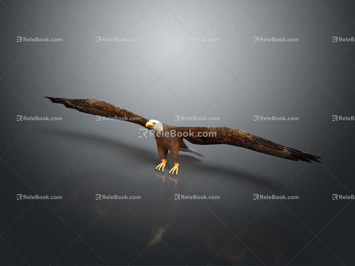 Modern Eagle Eagle Sculpture 3d model