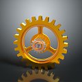 gear large gear small gear cast iron gear internal gear external gear bevel gear 3d model