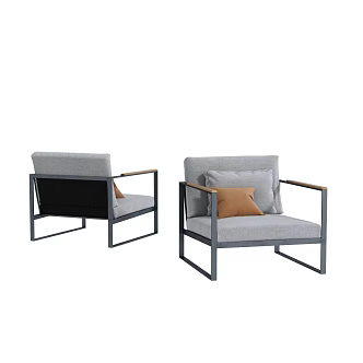 Minismal leisure chair 3d model