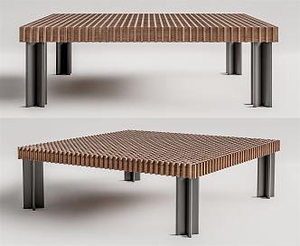 Modern coffee table 3d model