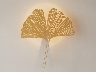 modern wall lamp leaf wall lamp model