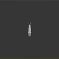 Futuristic Metallic Weapon Design With Sleek Geometric Shapes And Reflective Surface