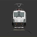Vectron 230 Electric Train Model on Railway Track with Detailed Design