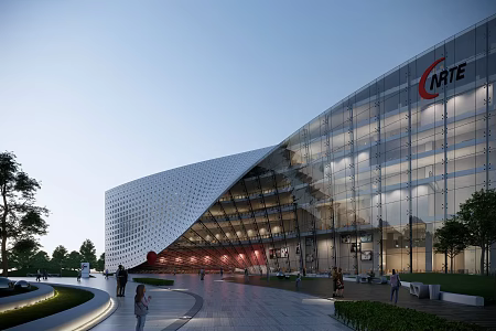 Modern Commercial Building Commercial 3d model