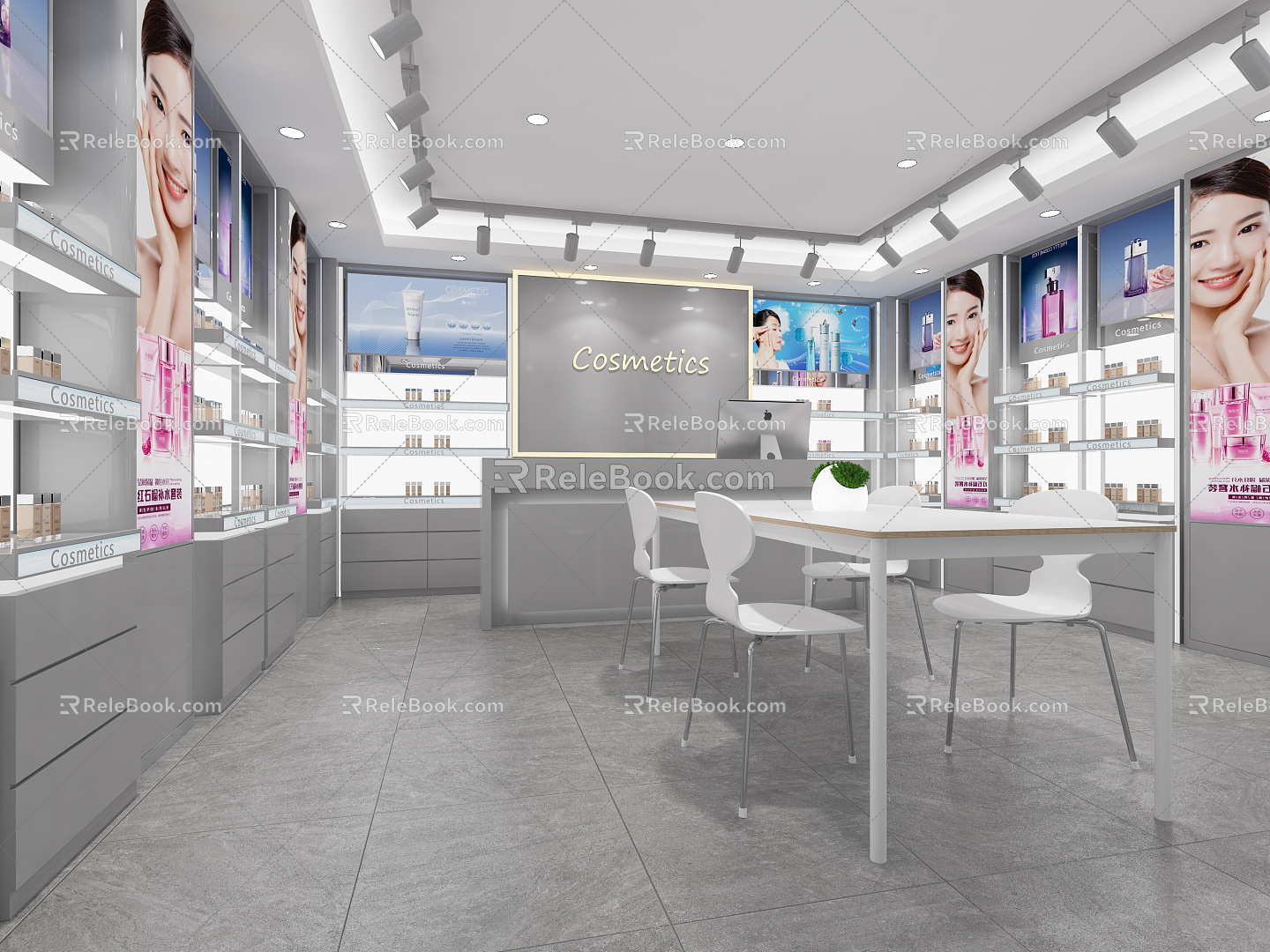 Modern Cosmetics Store Cosmetics Store 3d model