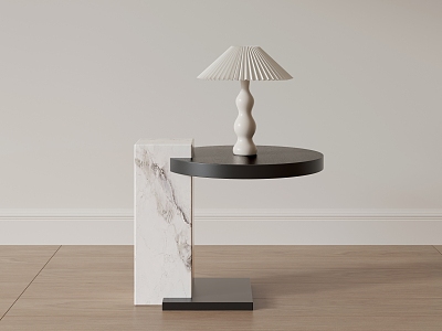 Marble Side Table Mobile Side Table Round Side Table Sofa Side Table Light Luxury Side Table 3d model