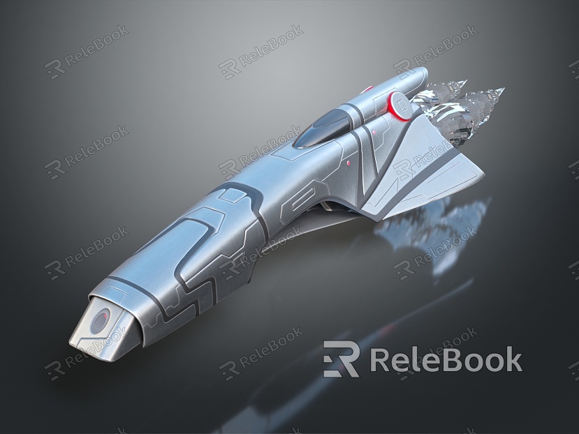 Modern fighter sci-fi fighter sci-fi fighter space fighter model