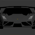 Silver Sleek Sports Car With Black Roof Rear Spoiler And Aerodynamic Design