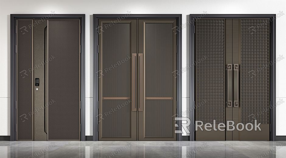 New Chinese-style security door model