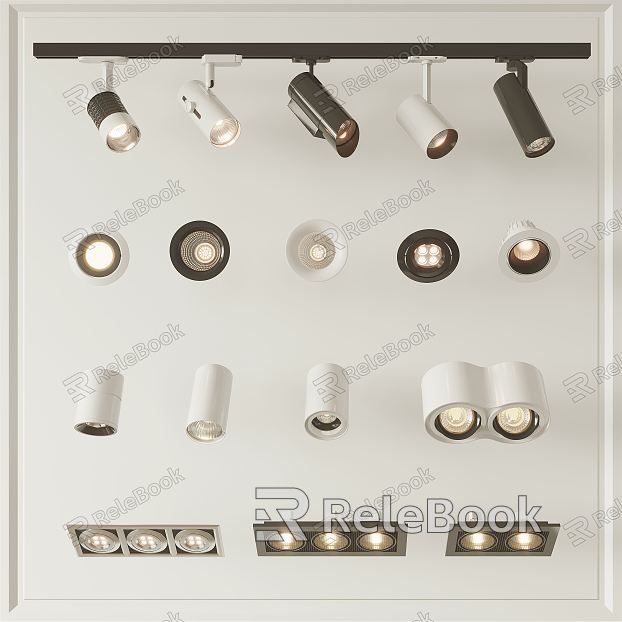 Modern spotlight downlight spotlight track light model