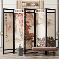 Screen partition 3d model