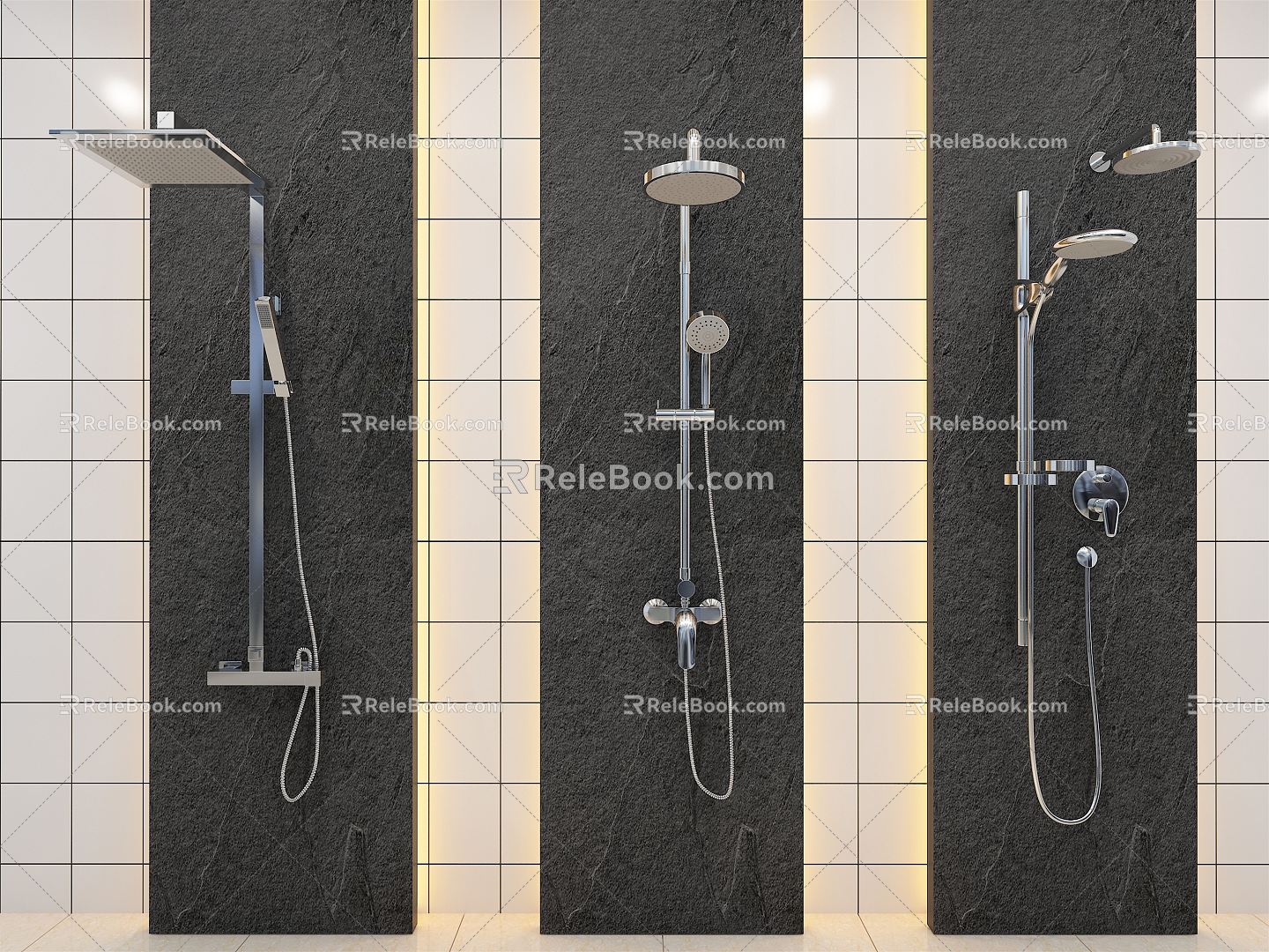 Modern Shower Shower 3d model