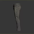 Distressed Denim Jeans With Ripped Details And Vintage Style For Casual Fashion Look